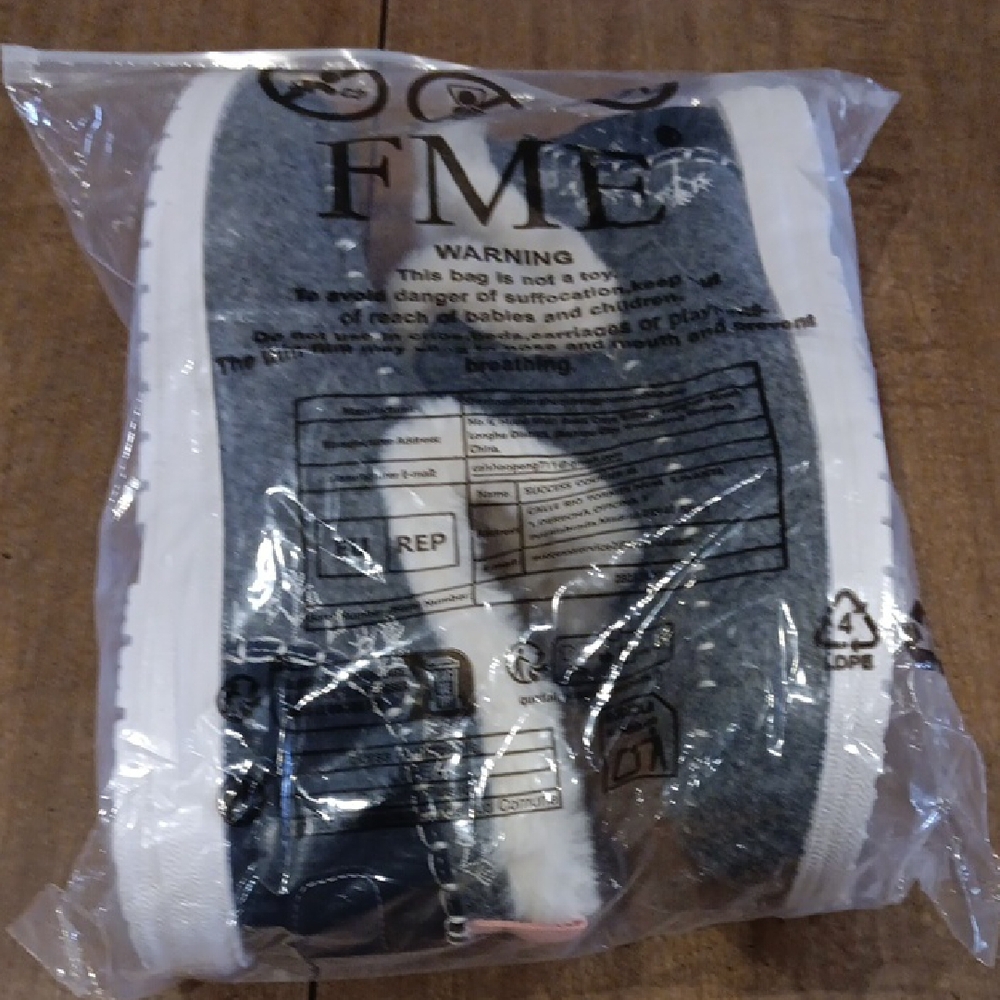 Gray Fleece-Lined Women's Moccasins - Picture 8 of 8